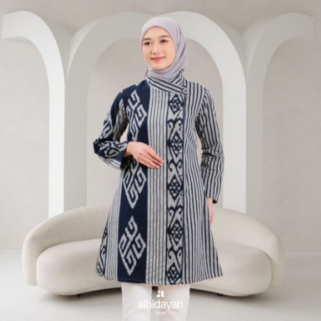 Baju Tenun Wanita - Atasan Wanita Tenun - Gamis Wanita Tenun - Dress Wanita Tenun