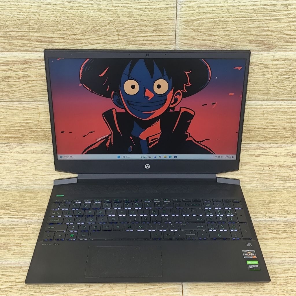 Laptop 2nd HP Pavilion GM 15 AMD Ryzen 7 3750H RAM 8GB SSD 256GB GTX 1650