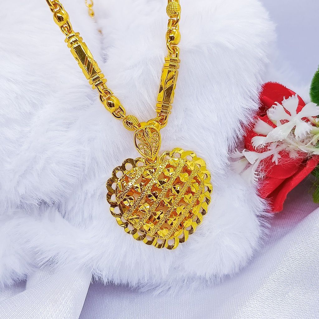 KALUNG RANTAI (PAJERO/BAMBU) PERHIASAN LAPIS EMAS HONGKONG 24K