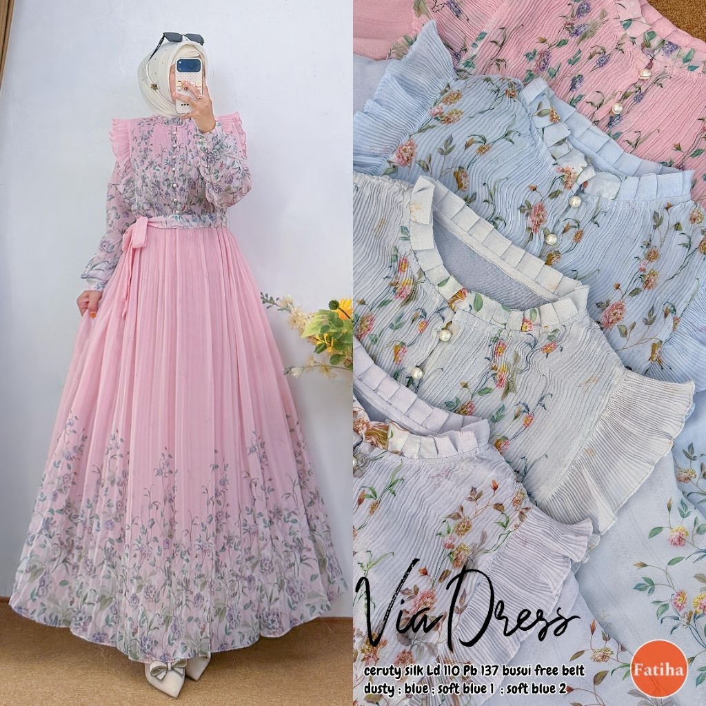 sonya gamis ceruty terbaru via maxy ceruty cuting plisket