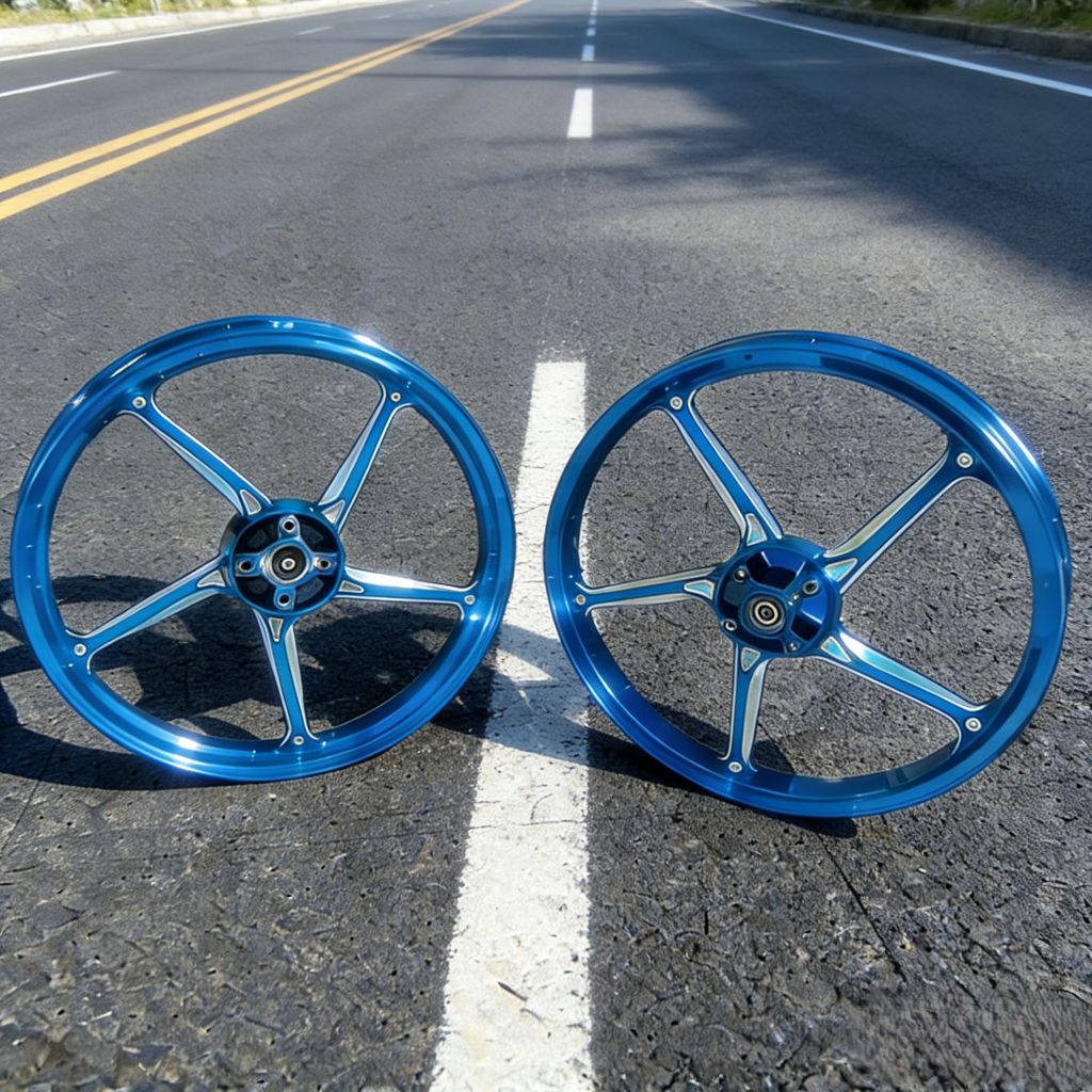 ENKEI CNC Racing Velg Enkei AK 55 Ring 17 Ninja R, Ninja SS Ukuran 160/185 Original CNC ENKEI