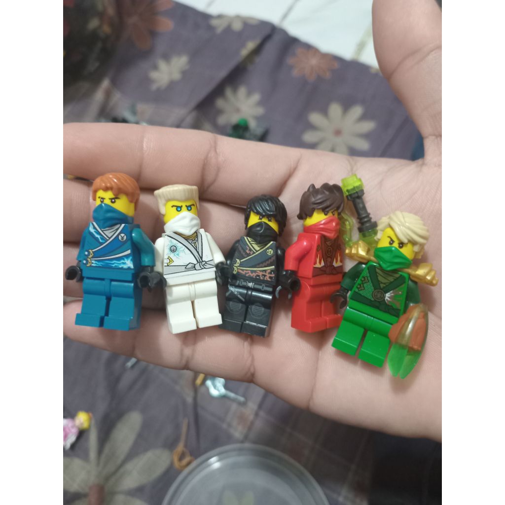 mainan lego ninjago minifigure,rebooted