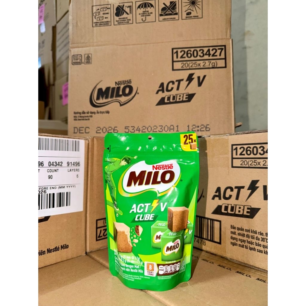 Milo Cube isi 25pcs //Milo Active Cube
