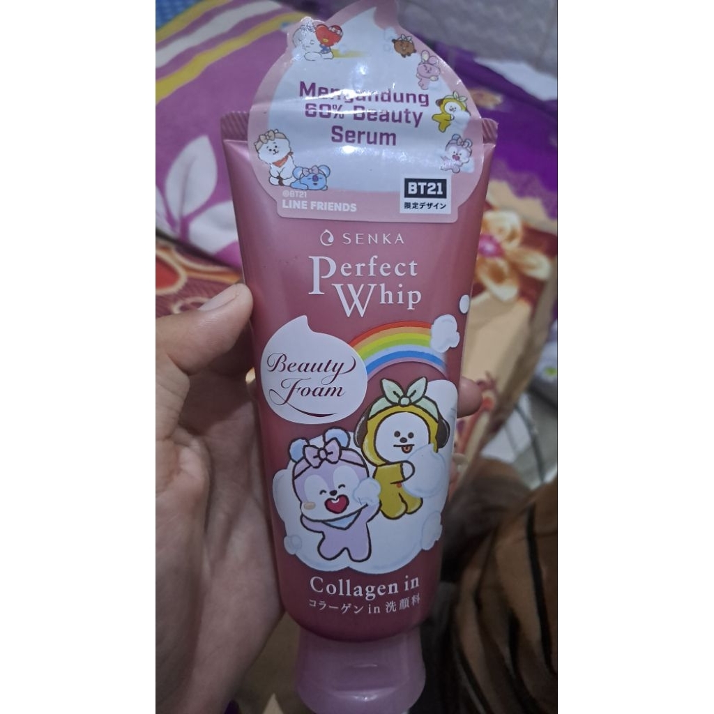 preloved facial wash senka collagen