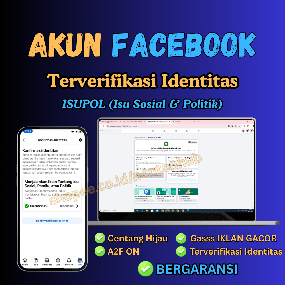 AkunEfbi AkunFesbuk AkunFb Akunfacebook terverifikasi iD Isupol