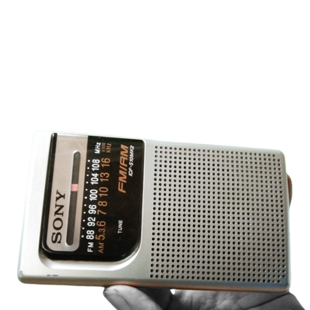 audio - radio mini SONY ICF-S10MK2 AM/FM - silver