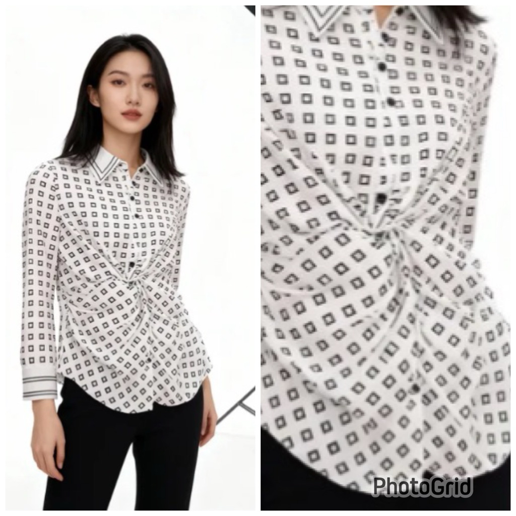 KEMEJA PUTIH WANITA KANTORAN BRANDED NEW