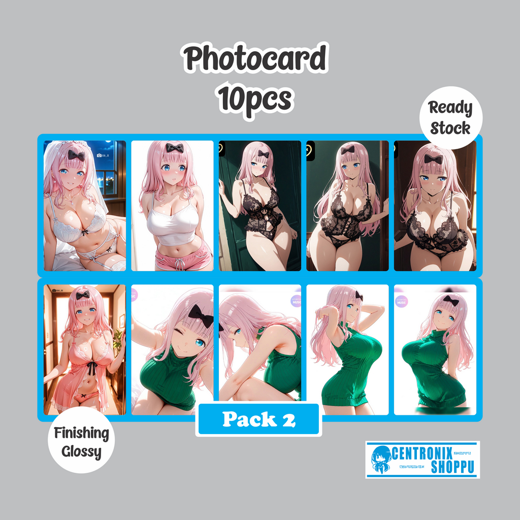 PHOTOCARD Fujiwara Chika Kaguya-sama wa Kokurasetai - Photocard / Fujiwara - 10pcs