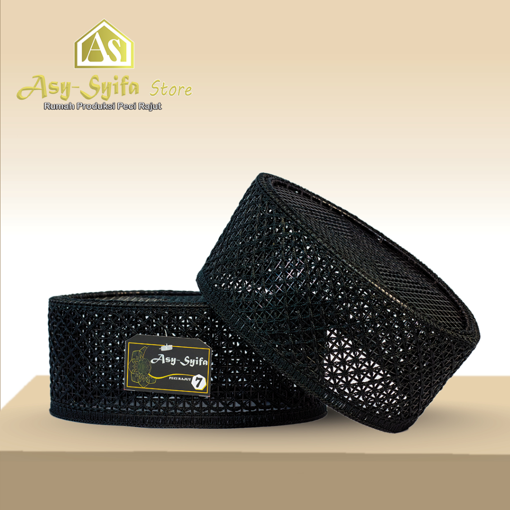 kopyah rajut pria/ kopyah rajut 1 warna/ kopyah hand made