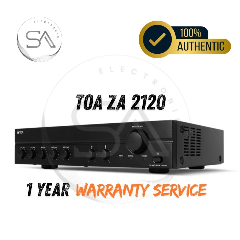 LAGI PROMO ZA 2120 Amplifier TOA 120 Watt / Power TOA / Mixer Ampli TOA / Masjid sound system **