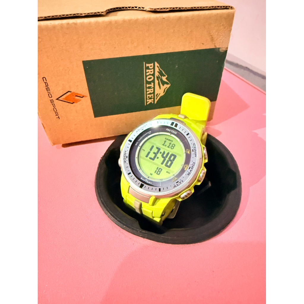 Casio Pro Trek PRW-3000 – Jam Outdoor Digital Triple Sensor