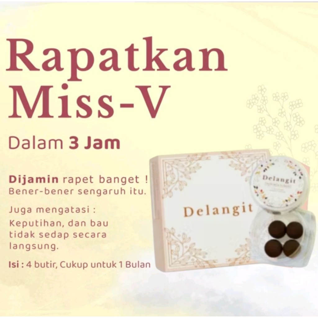 Delangit Seed Original Kelangit Kewanitaan Perapat Miss V