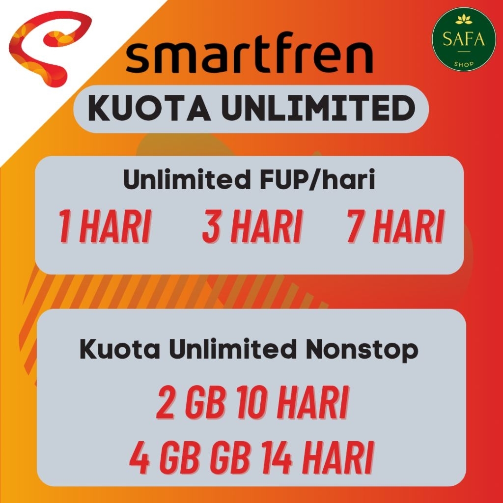 Paket Data Smartfren Mini Harian 1 hari 3 hari 7 hari 14 hari | Kuota Smarfren Unlimited Nonstop Mur