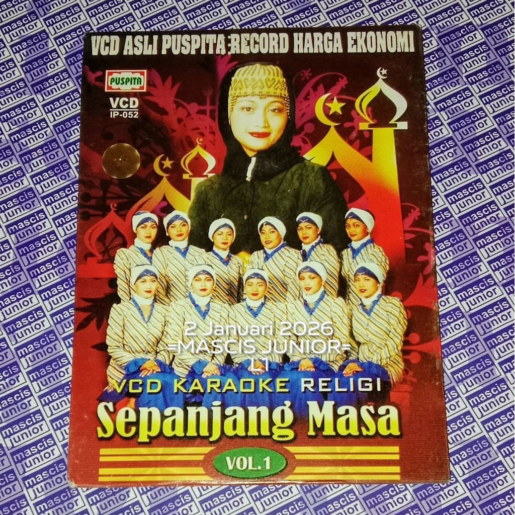 VCD KARAOKE RELIGI Sepanjang Masa VOL. 1 V CD Original