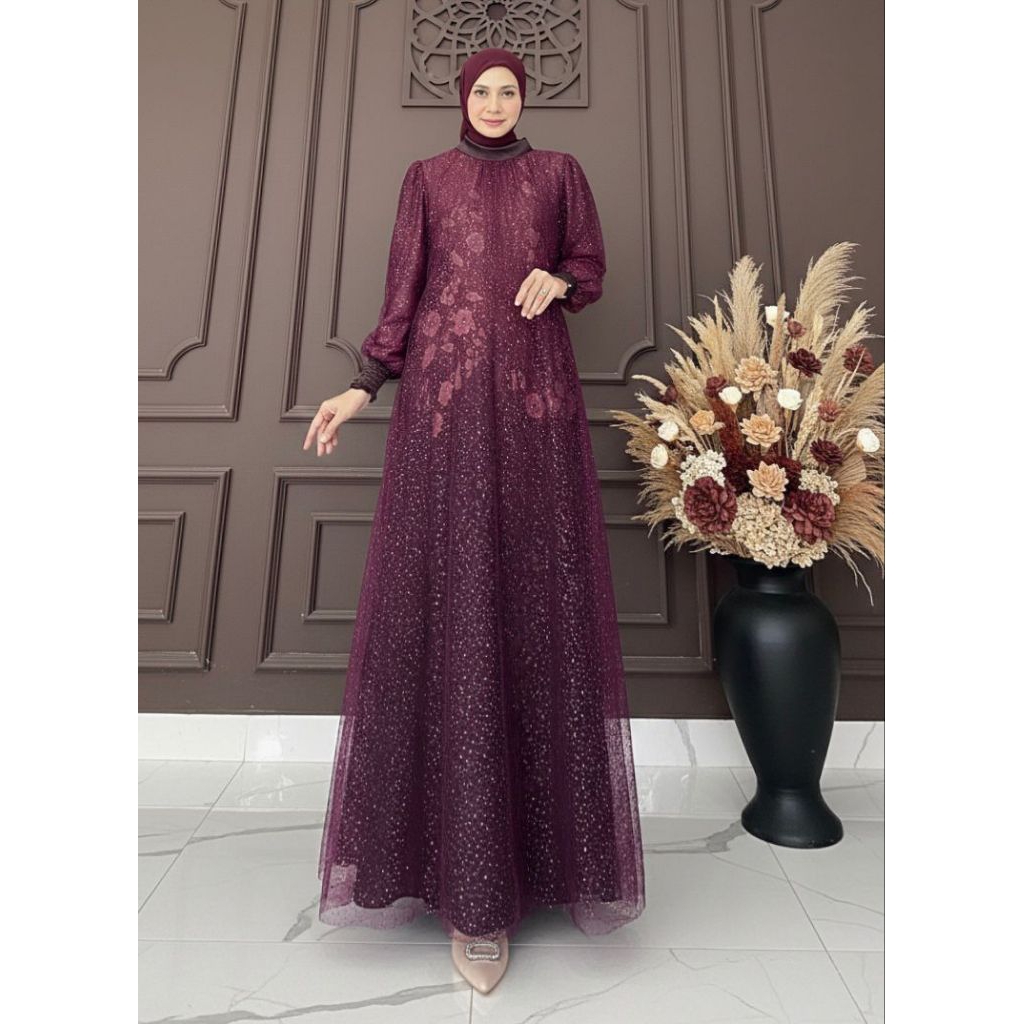 ALICIA DRESS | LUCIA DRESS By Jemia Tile Gliter Slik