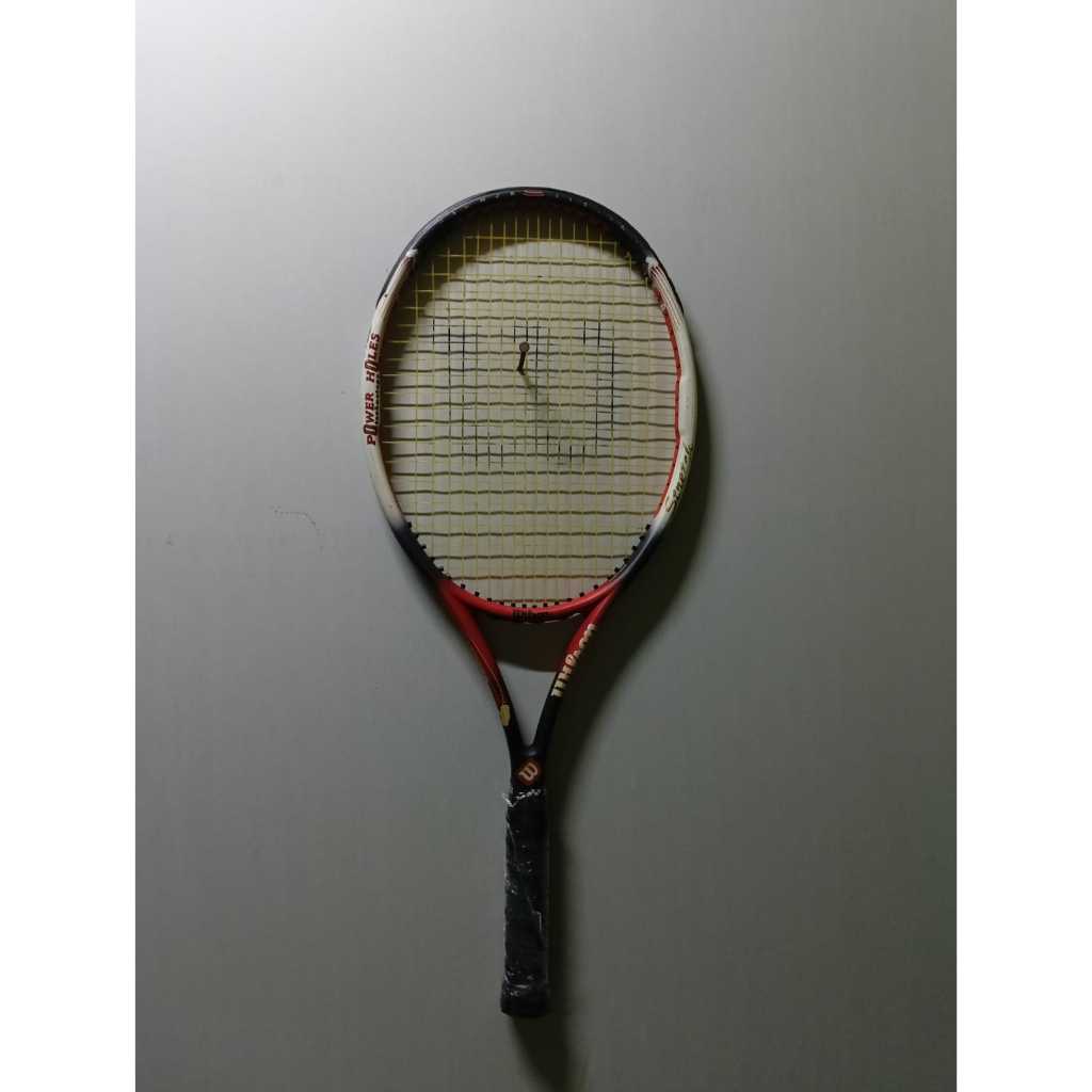 Raket Tenis Preloved Wilson Hammer 6.4 Stretch Power Holes Original