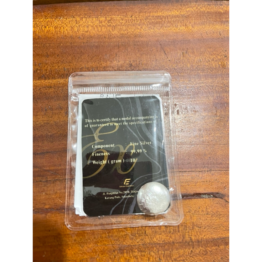 PERAK ASLI 10 gram
