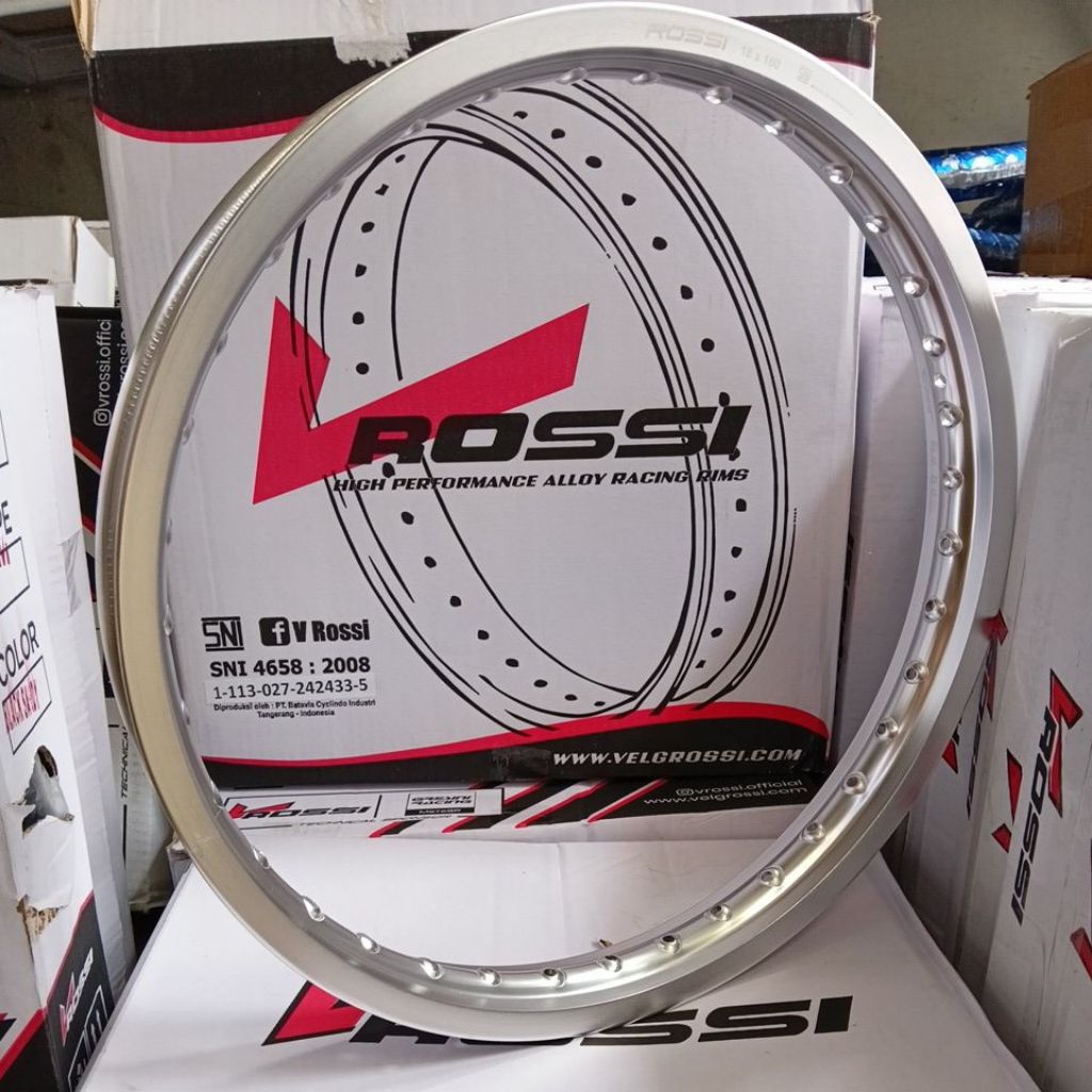 Velg Rossi ring 18 160 185 Ring 18 Silver