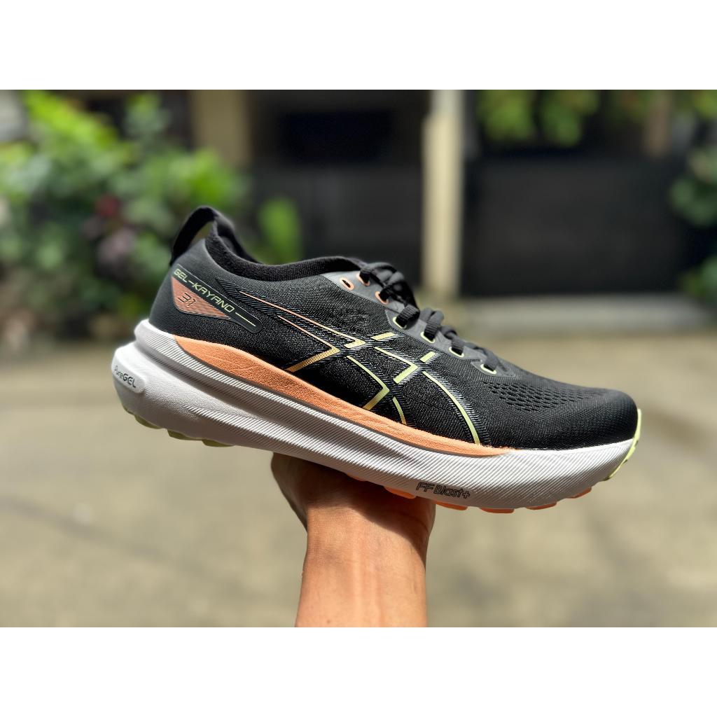 Sepatu Pria Asics Gel-Kayano 31 Black/Cool Matcha 100% Original Resmi | Size 43.5