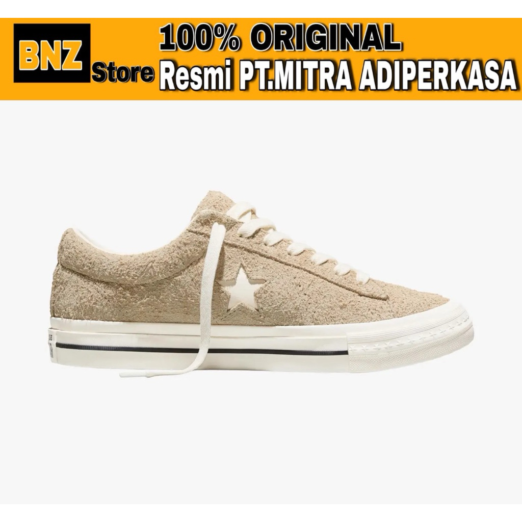 Sepatu Sneakers Pria Converse One Star 95 Papyrus/Egret
