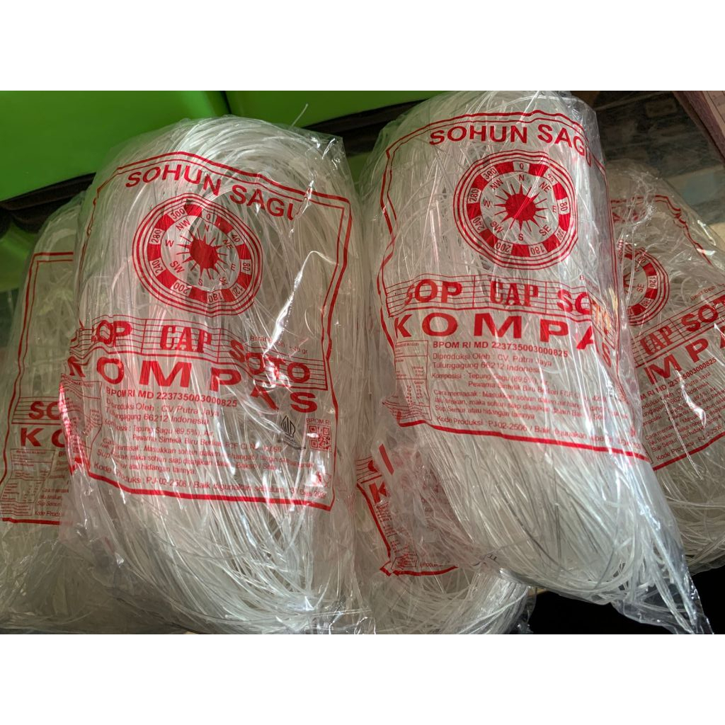 suun sohun putih bakso soto cap kompas 40gr / sohun soun