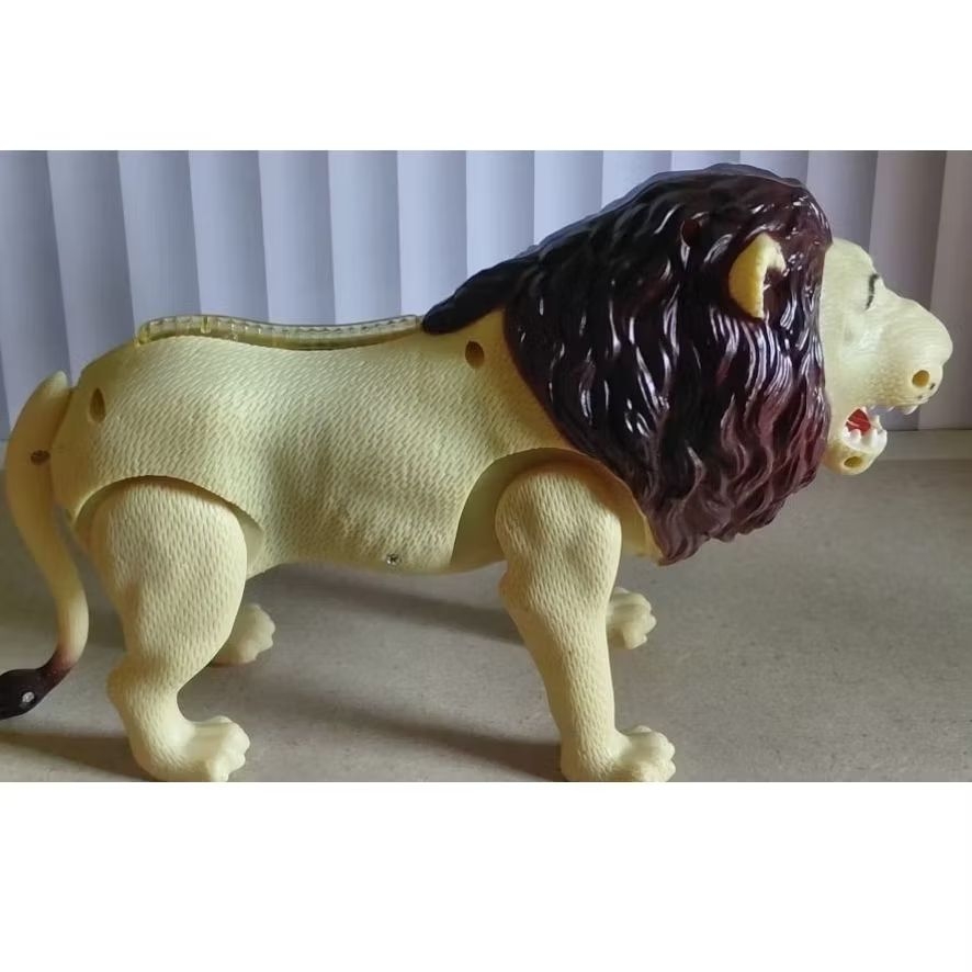 Mainan Anak Robot Singa Berjalan Bersuara