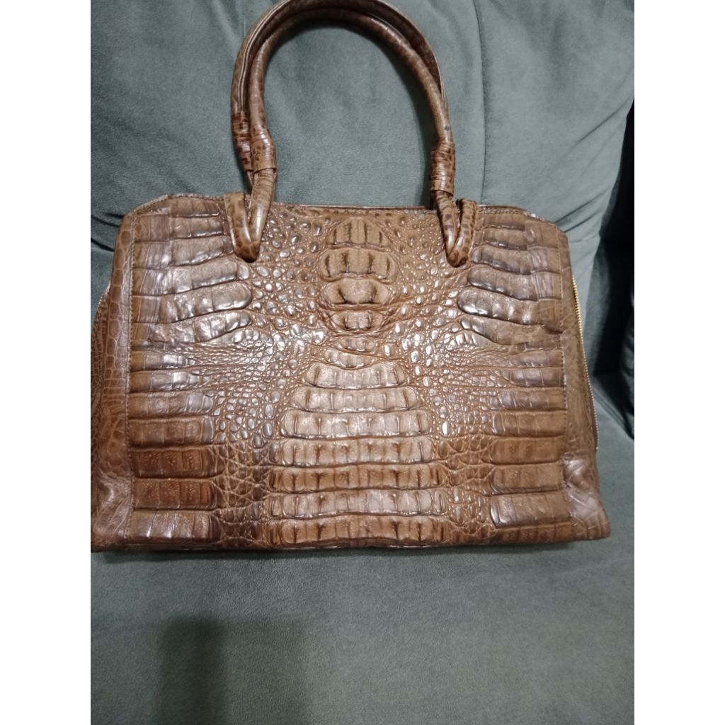 tas preloved kulit buaya brand GR