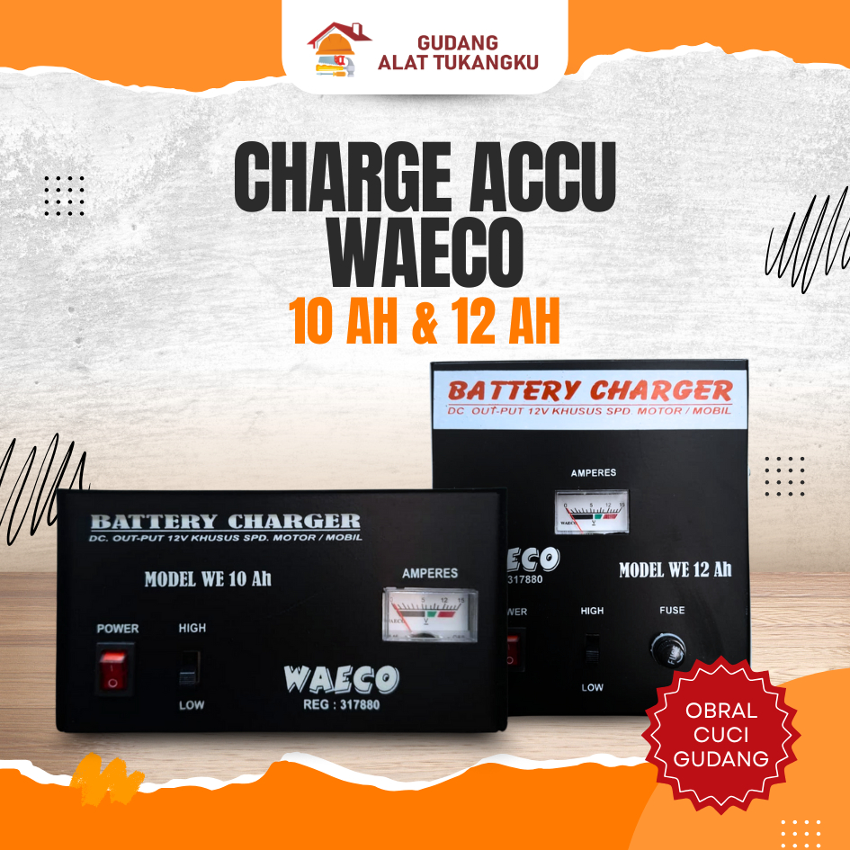 CHARGE ACCU WAECO 10 A & 12 A
