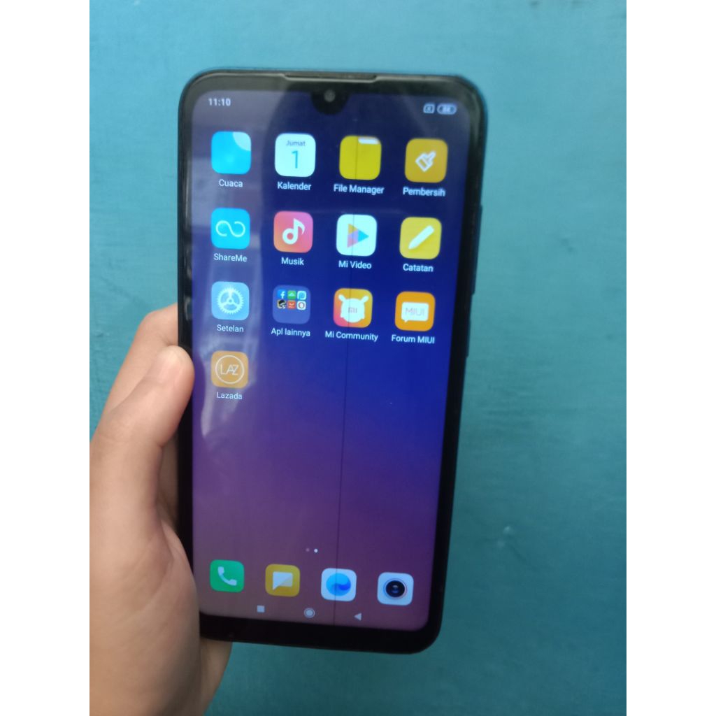 redmi mi play minus lcd bergaris