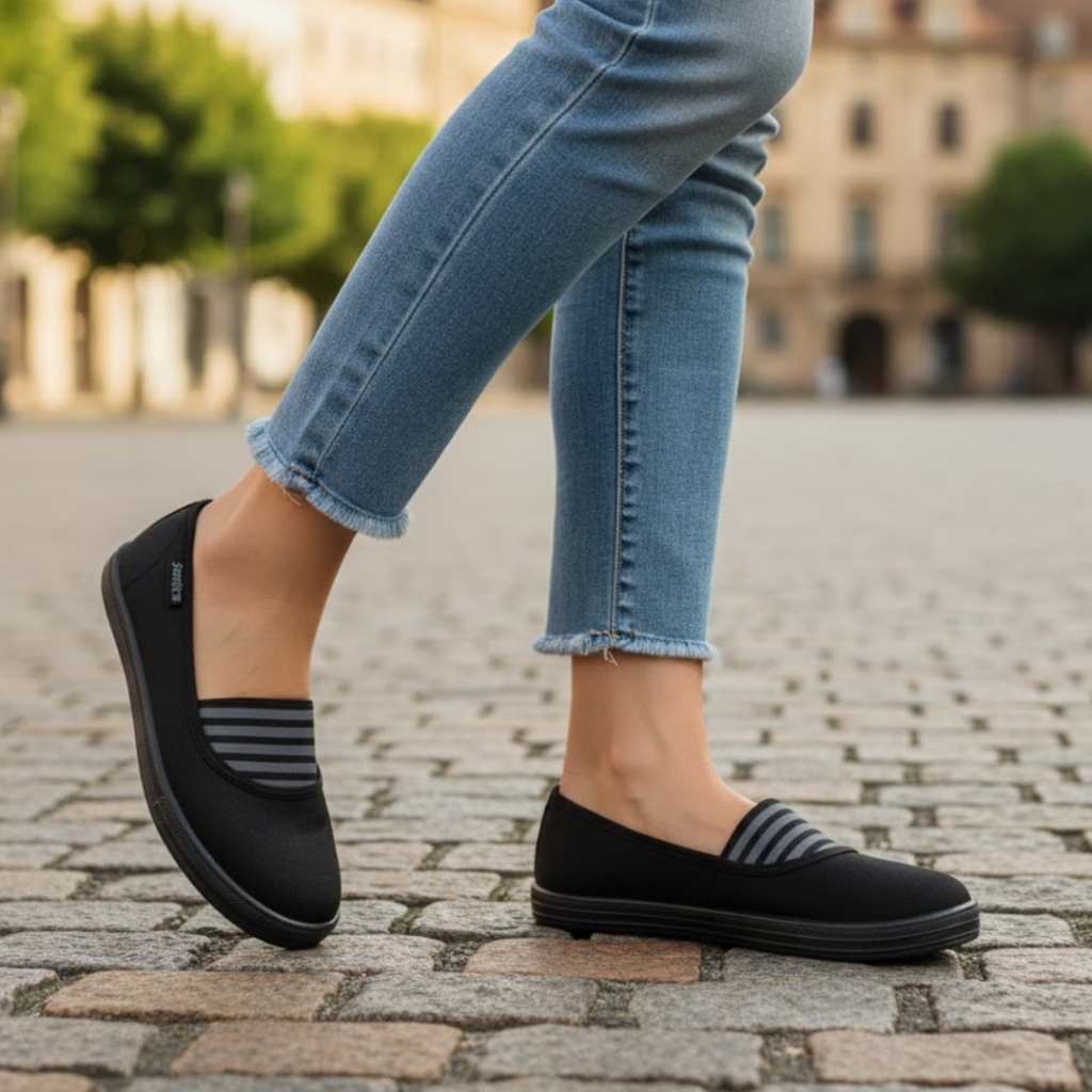 SEPATU WANITA SLIP ON SANTICA MITSU DAN NARA - SEPATU SLIP ON PEREMPUAN MURAH ORIGINAL