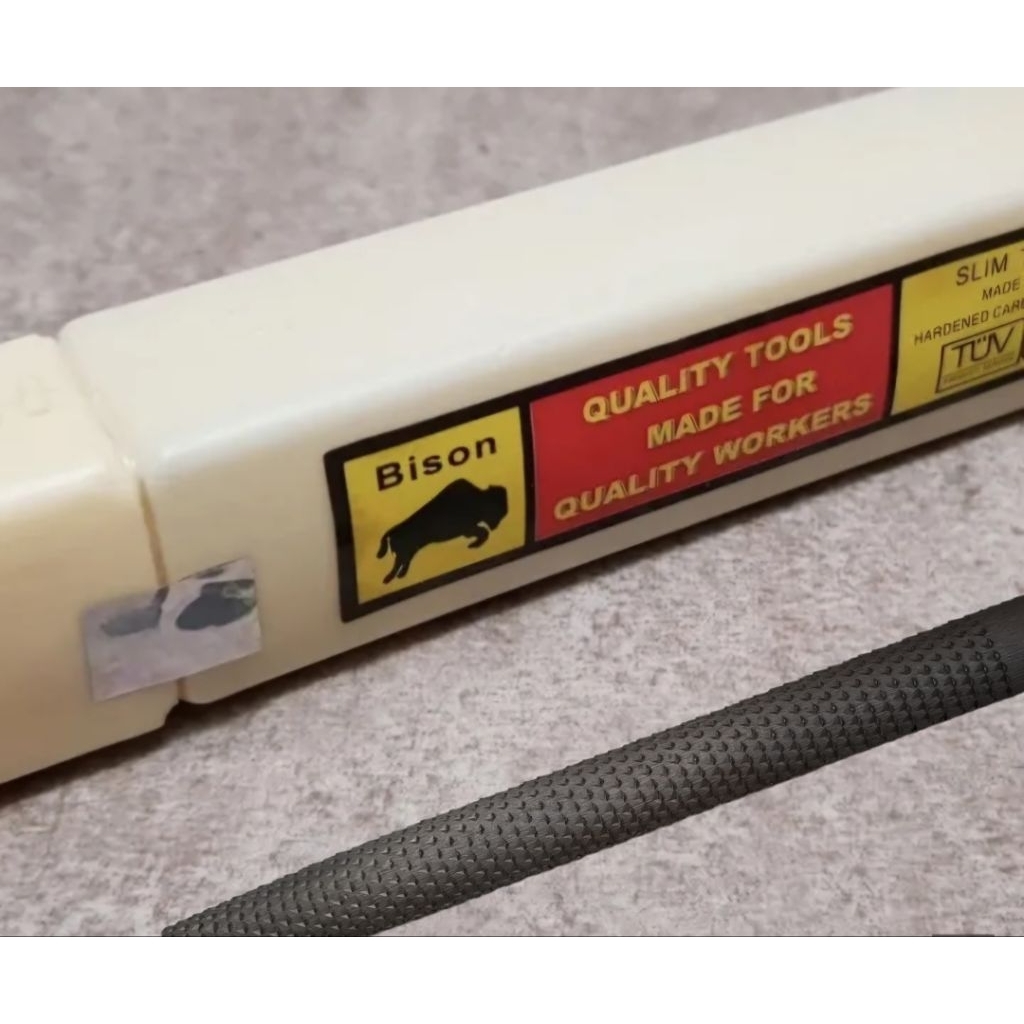 [1 Pcs] Kikir Kayu Setengah Bulat Half Round Rasps Bison 12" Tatar 12 inch