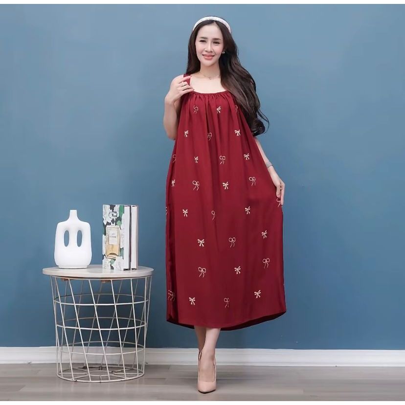 Daster Yukensi Jumbo ~ Daster Yukensi Tali Pundak Dress Yukensi