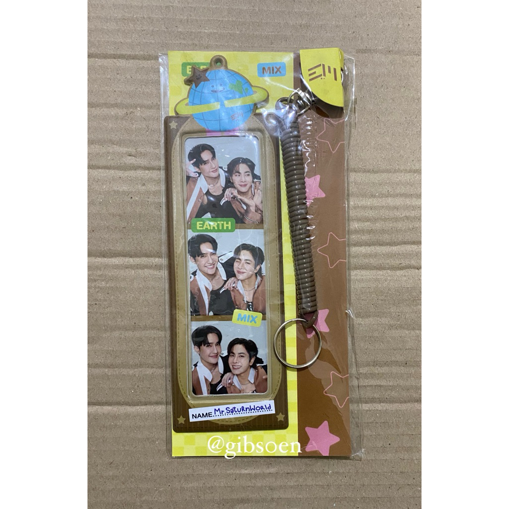 [GMMTV] PHOTO STRIP HOLDER EARTHMIX MR.SATURNWORLD