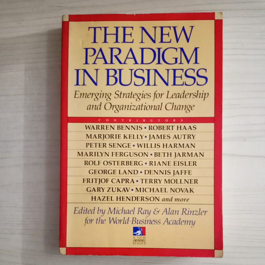 BUKU THE NEW PARADIGM IN BUSINESS BY RAY AND RINZLER