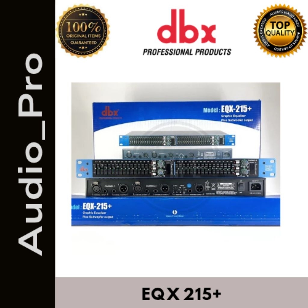 EQUALIZER DBX EQX215 + SUBWOOFER / EQX 215 + SUB NEW GRADE A+