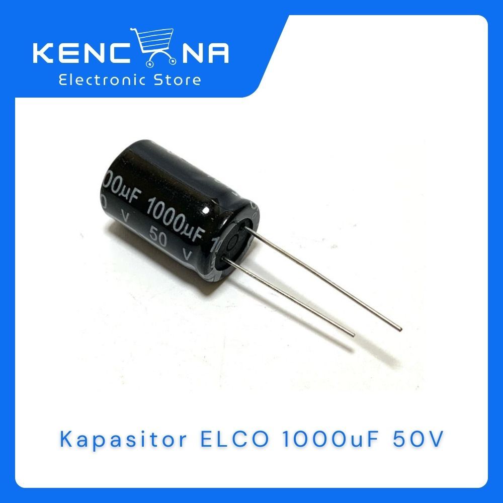 ELCO Capacitor ELKO Kapasitor 1000UF 50V 1000UF/50V 1000UF50V