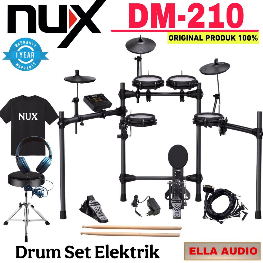 Nux DM210 DM 210 Digital Drum Elektrik Nux DM-210