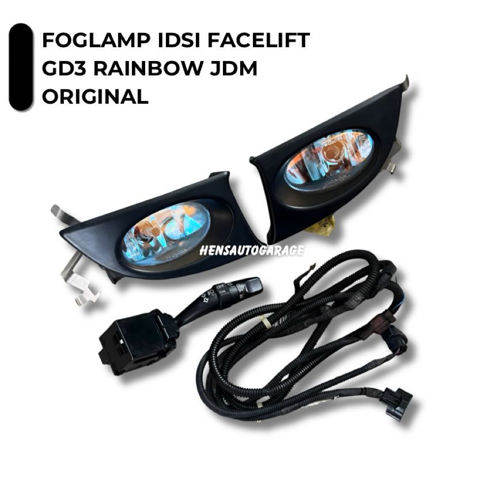 Foglamp rainbow jdm honda jazz fit gd3 stainley untuk idsi facelift