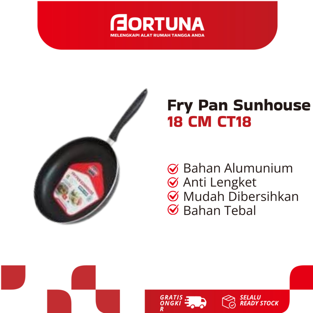 Fry Pan Sunhouse 18 CM CT18