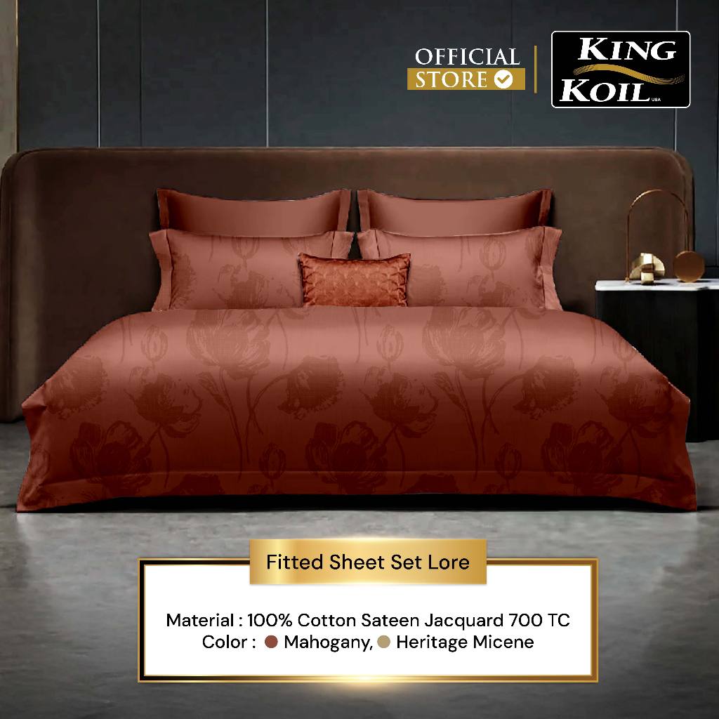 KING KOIL Lore Bedlinen / Sprei Set [Fitted]