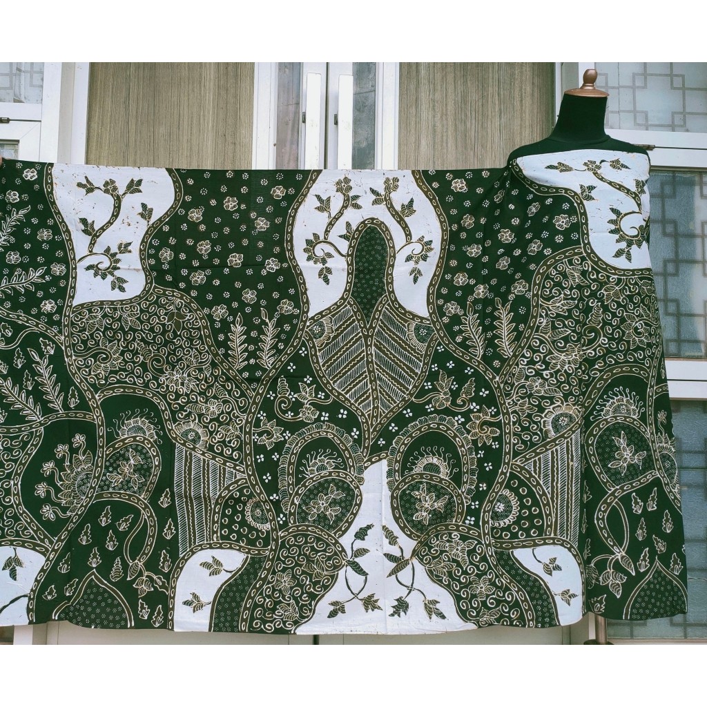 Batik Umiromlah 0710409 Bahan Kain Batik Full Tulis Asli Canting Pengrajin Madura Pamekasan Hitam Hi