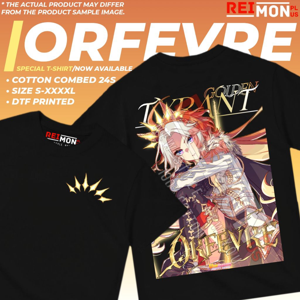 REIMON PLUS T-Shirt Orfevre Uma Musume: Pretty Derby - Kaos Anime/Game