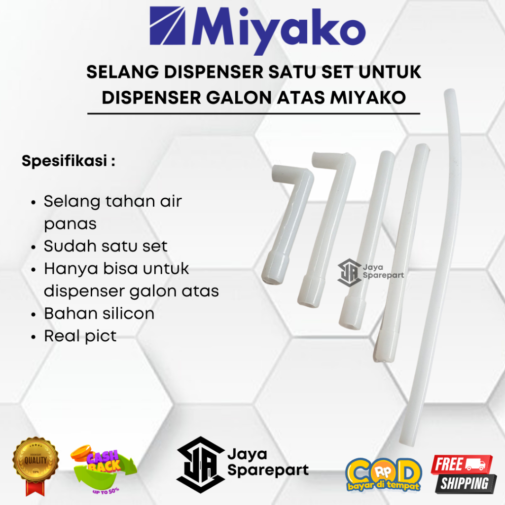 SELANG DISPENSER SATU SET UNTUK DI DISPENSER ATAS MIYAKO