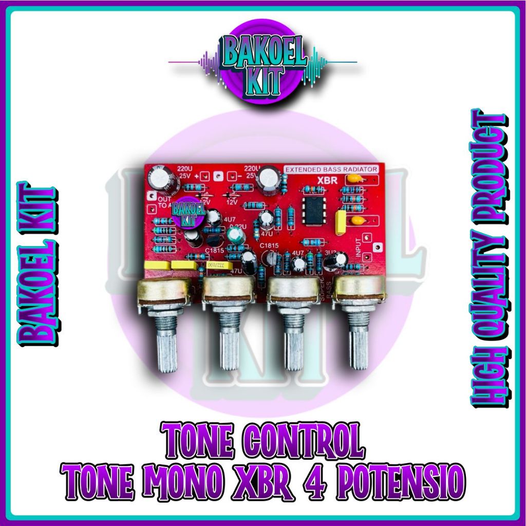 Tone Control Mono XBR [4 Potensio] ups