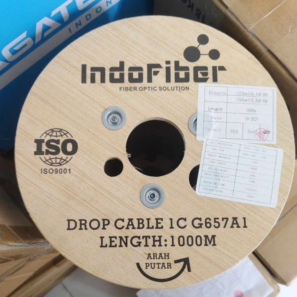 DROPCORE 1 CORE 3 SELING 1 KM INDOFIBER