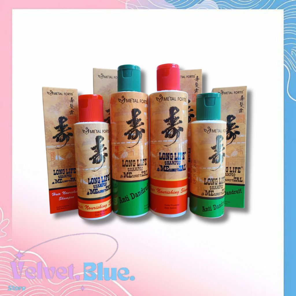 SHAMPO METAL FORTIS MERAH & HIJAU 200ML / SAMPO METAL FORTIS