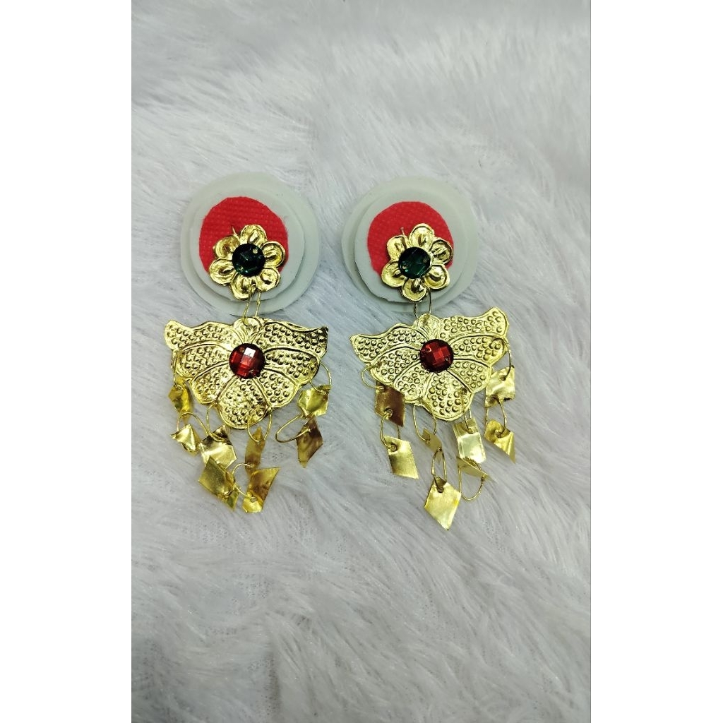 Anting baju adat/Anting adat mandar/Anting modern