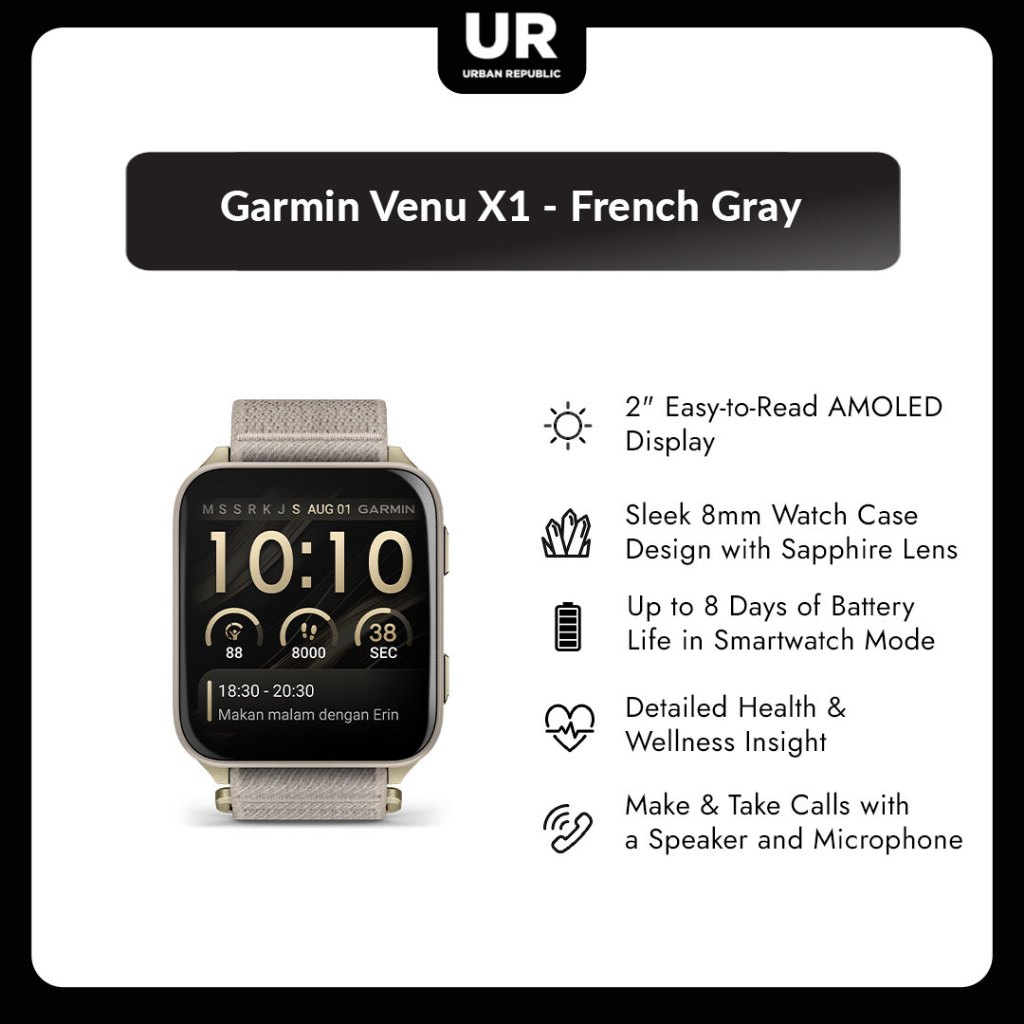 Garmin Venu X1 - French Gray