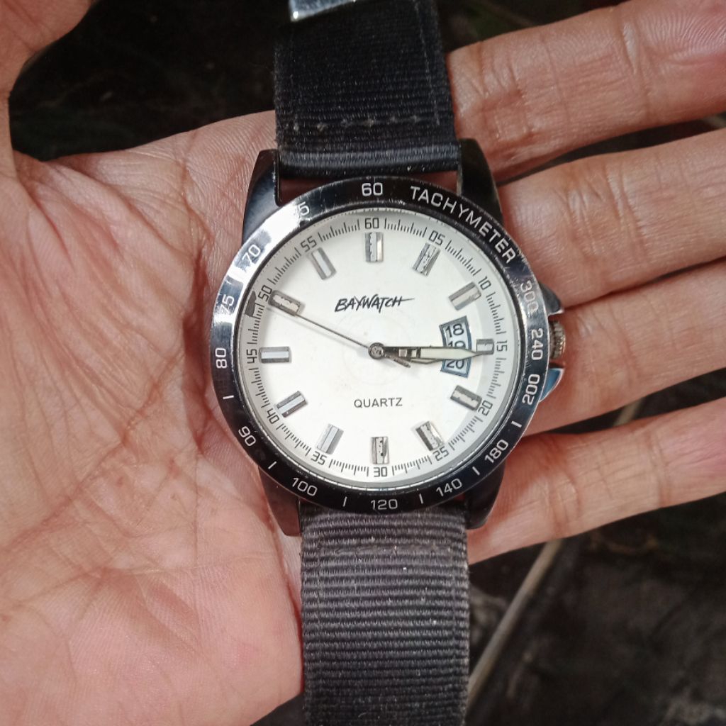 jam tangan Quartz BAYWATCH mov Japan