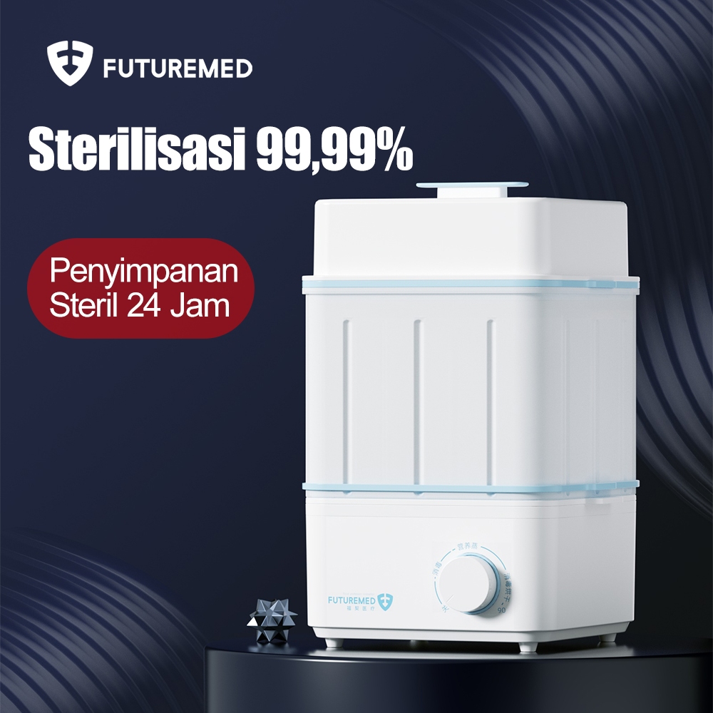 FUTUREMED Sterilisator Botol Bayi Berkapasitas Besar Sterilisasi Uap Penghangat Botol Bayi